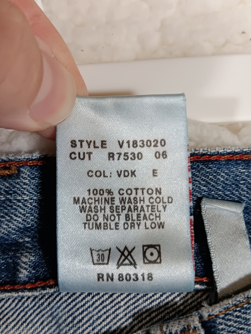 Vintage Lucky Brand Jeans Mens 34x30 Blue Denim Bootleg Button Fly Distressed - Picture 4 of 15